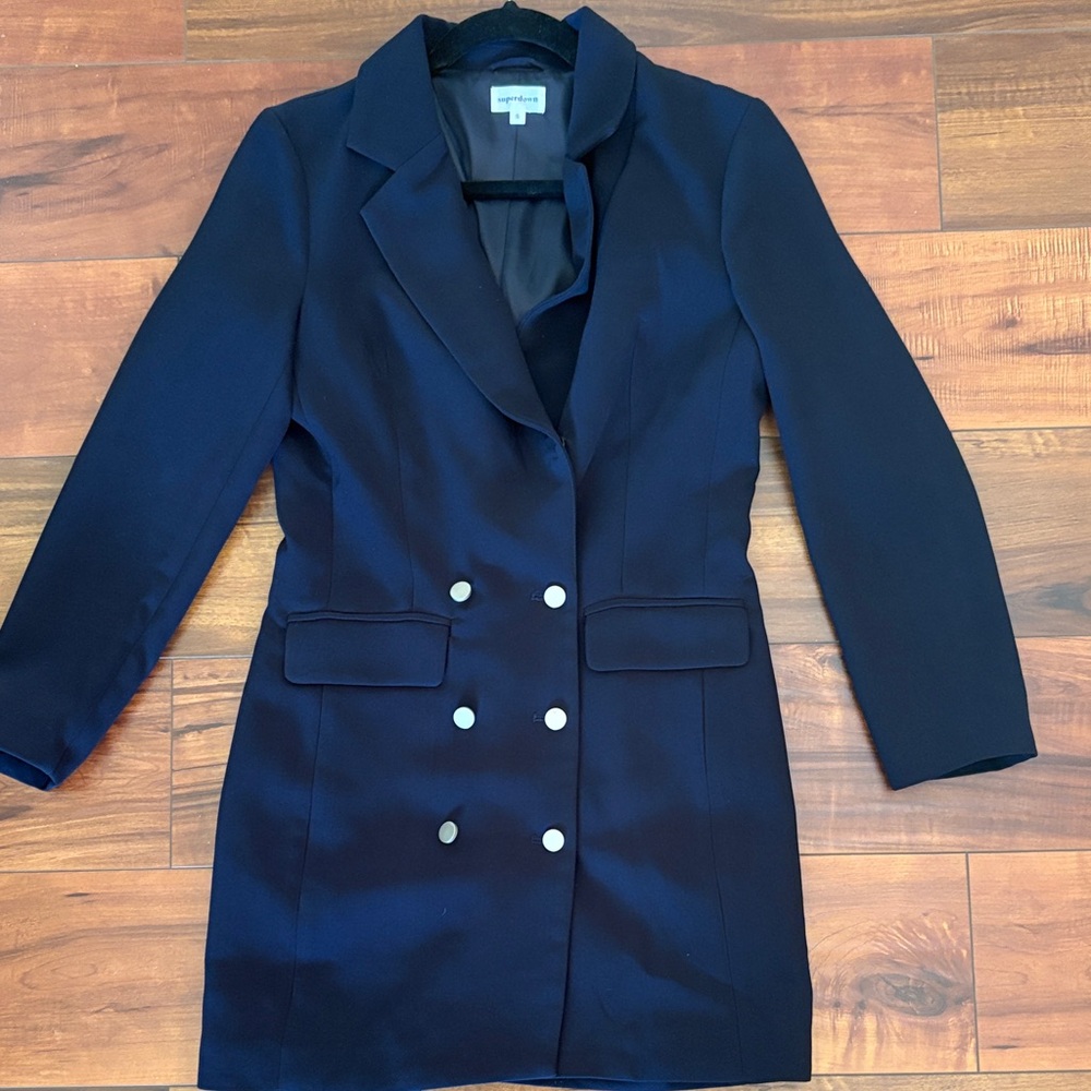 Superdown Navy Blazer Dress!